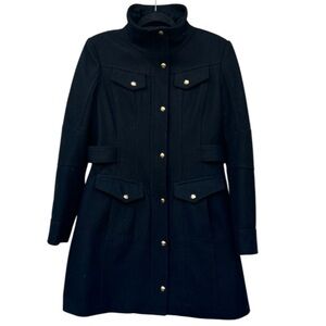 NEW Guess gold button wool coat